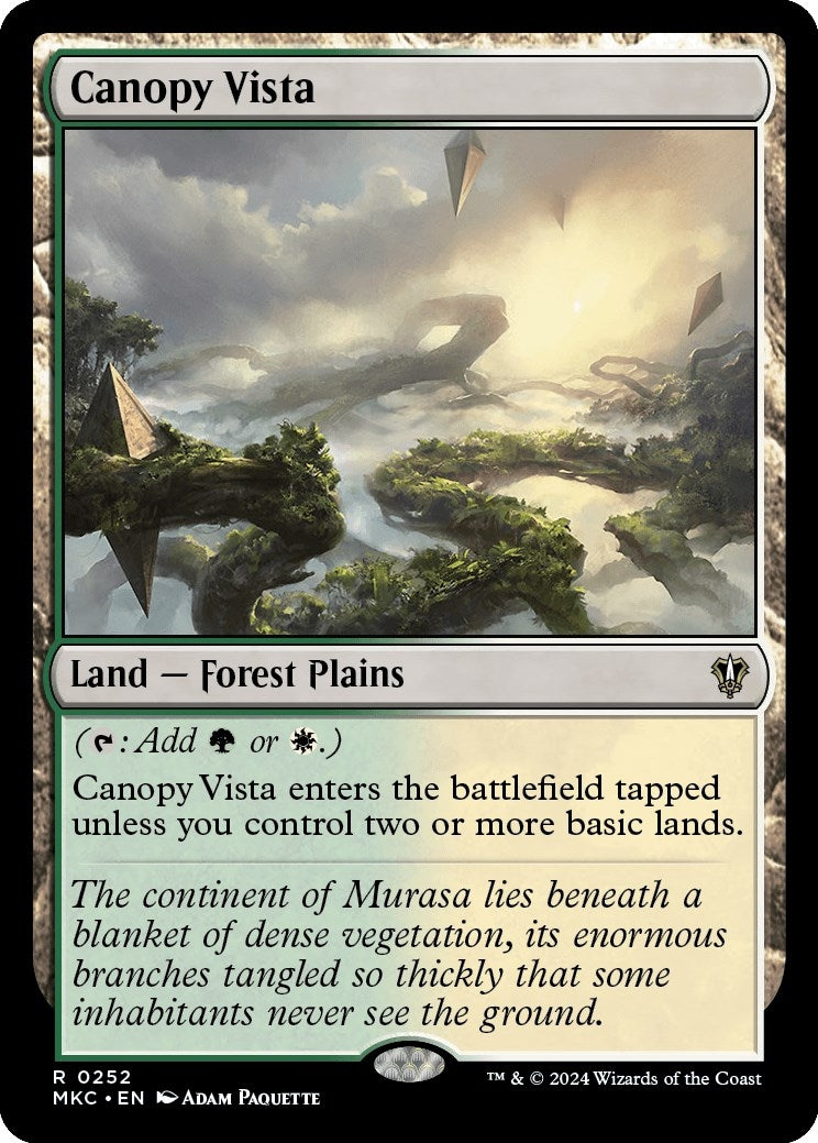 Image for Canopy Vista (252) (Commander: Murders at Karlov Manor) - Magic: The Gathering