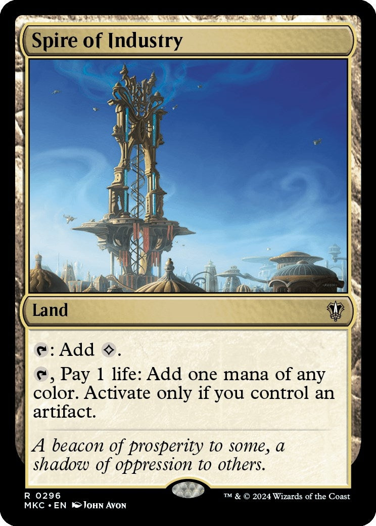 Image for Spire of Industry (296) (Commander: Murders at Karlov Manor) - Magic: The Gathering