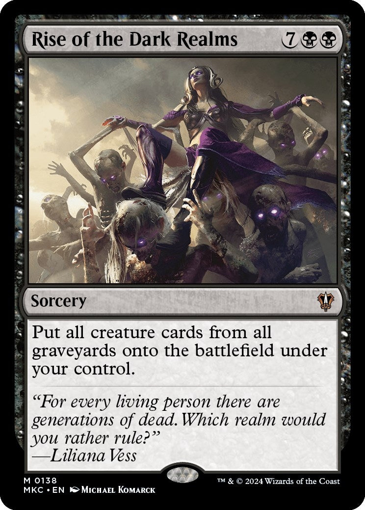 Image for Rise of the Dark Realms (138) (Commander: Murders at Karlov Manor) - Magic: The Gathering