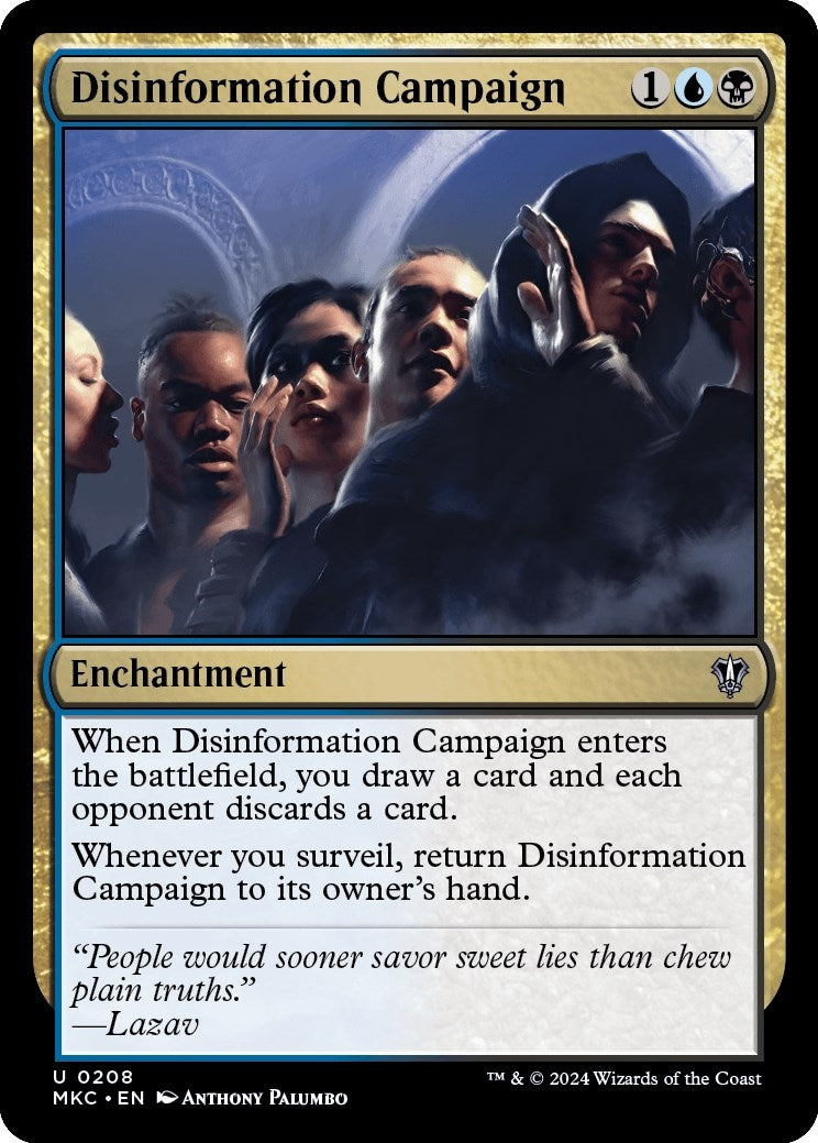 Image for Disinformation Campaign (208) (Commander: Murders at Karlov Manor) - Magic: The Gathering