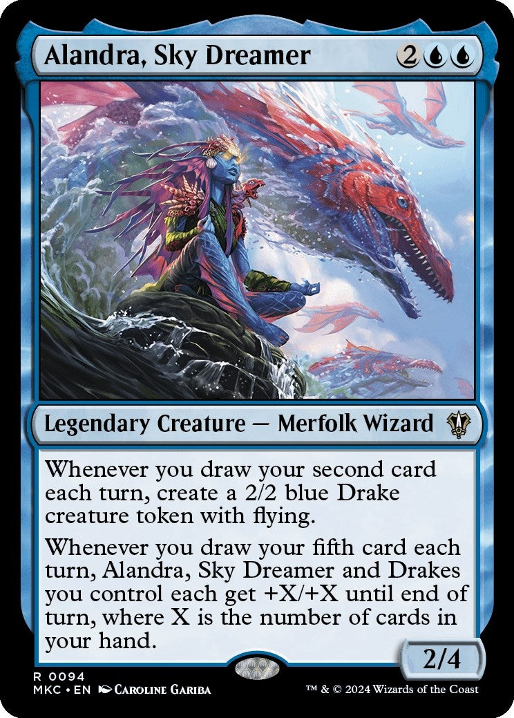 Image for Alandra, Sky Dreamer (94) (Commander: Murders at Karlov Manor) - Magic: The Gathering