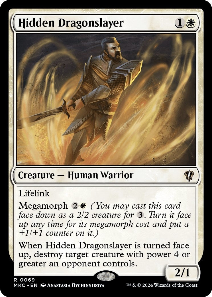 Image for Hidden Dragonslayer (69) (Commander: Murders at Karlov Manor) - Magic: The Gathering