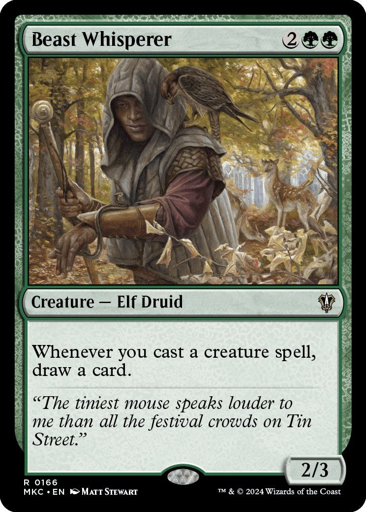 Image for Beast Whisperer (166) (Commander: Murders at Karlov Manor) - Magic: The Gathering