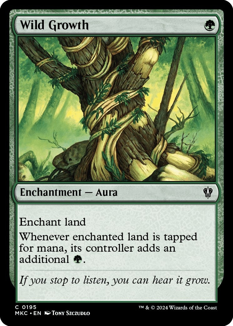 Image for Wild Growth (195) (Commander: Murders at Karlov Manor) - Magic: The Gathering
