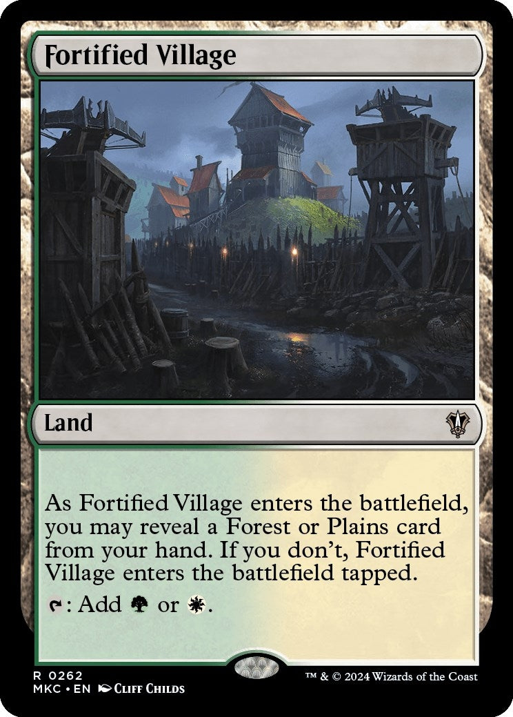 Image for Fortified Village (262) (Commander: Murders at Karlov Manor) - Magic: The Gathering