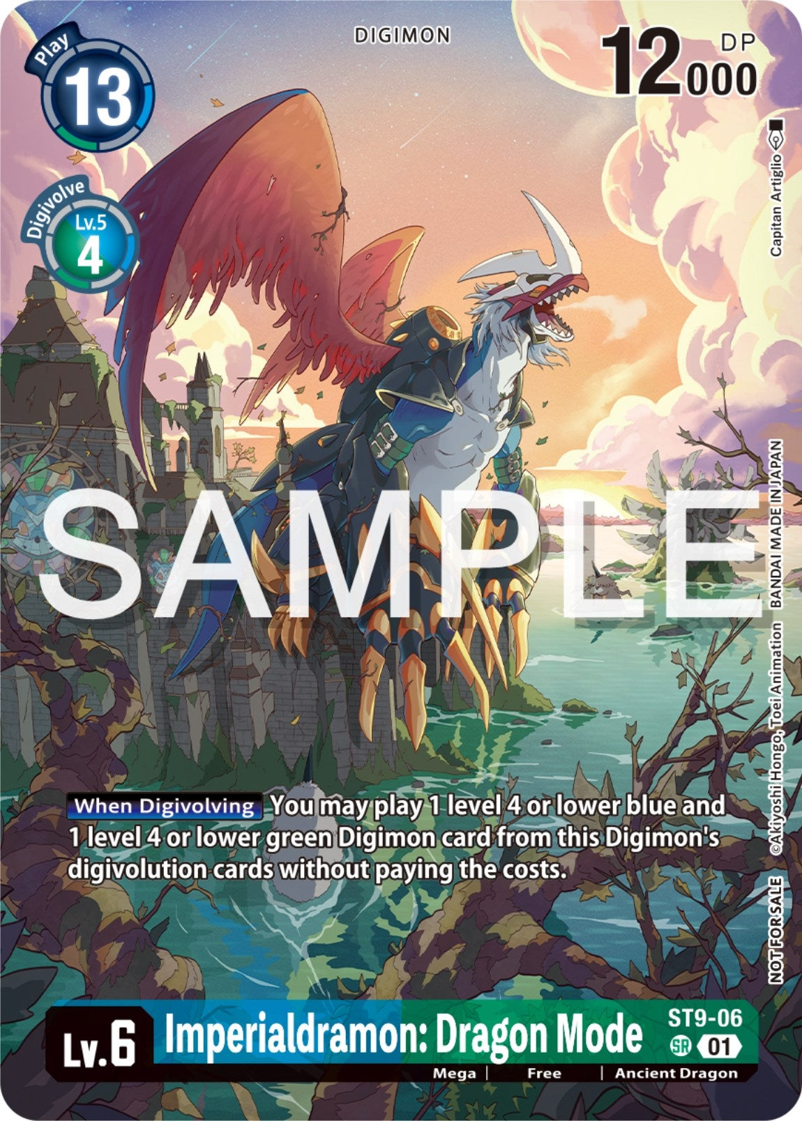 Image for Imperialdramon Dragon Mode (Digimon Illustration Competition Pack 2023) (ST9-06 SR) (Starter Deck 09: Ultimate Ancient Dragon) - Digimon Card Game