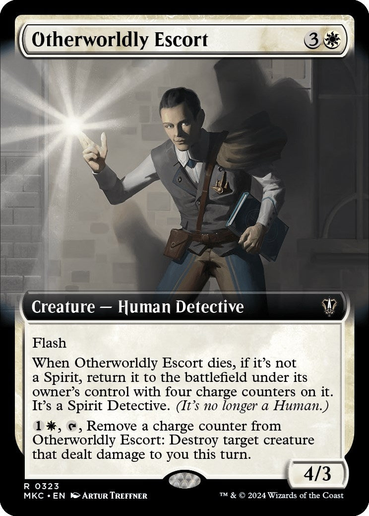 Image for Otherworldly Escort (Extended Art) (323) (Commander: Murders at Karlov Manor) - Magic: The Gathering