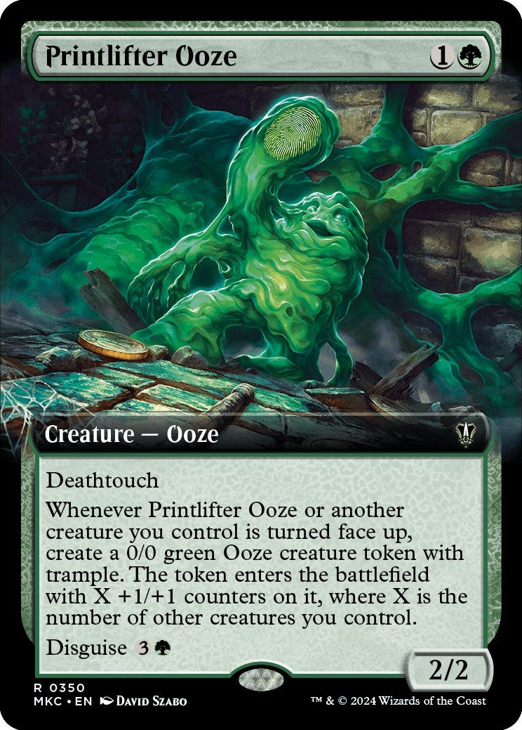 Image for Printlifter Ooze (Extended Art) (350) (Commander: Murders at Karlov Manor) - Magic: The Gathering