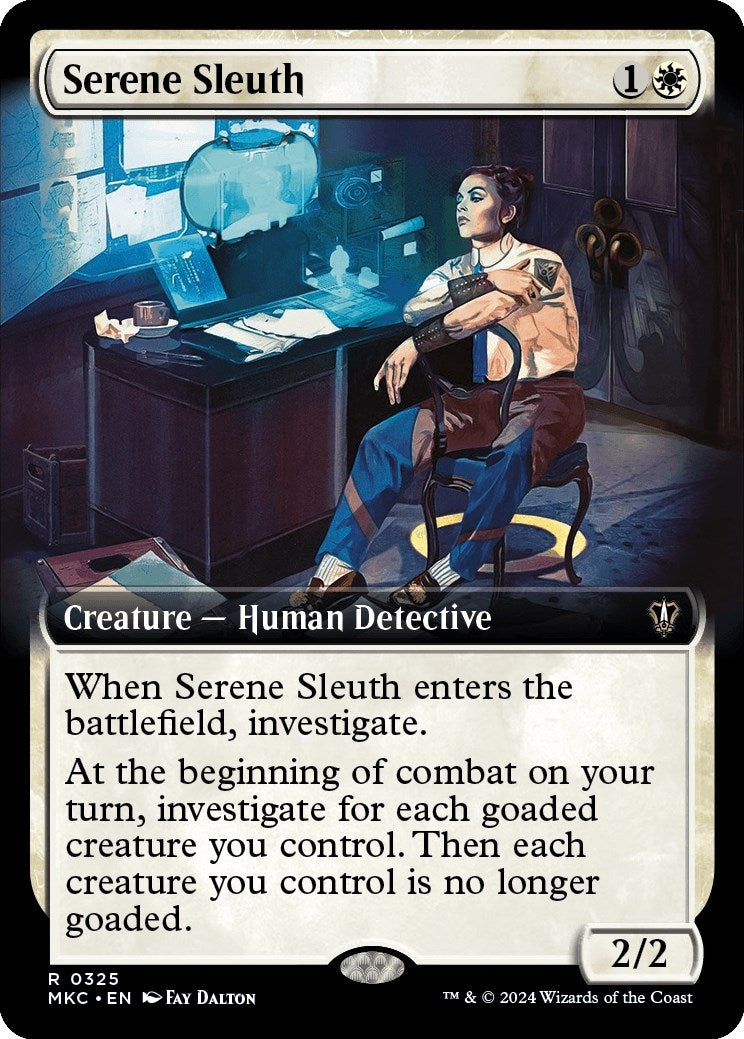 Image for Serene Sleuth (Extended Art) (325) (Commander: Murders at Karlov Manor) - Magic: The Gathering