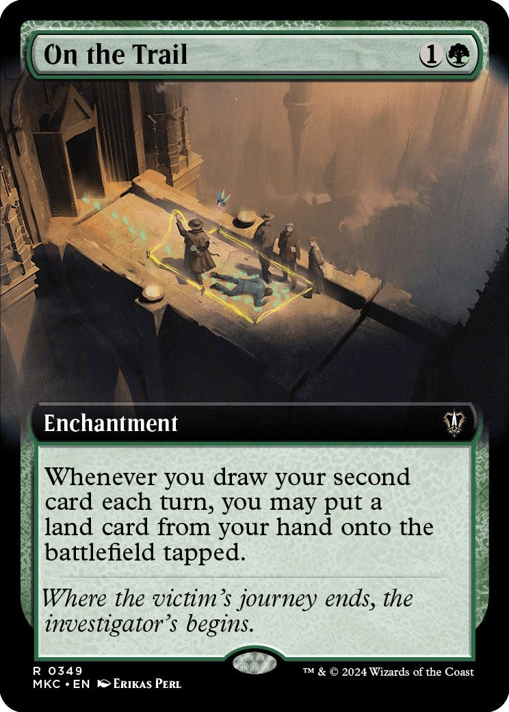 Image for On the Trail (Extended Art) (349) (Commander: Murders at Karlov Manor) - Magic: The Gathering