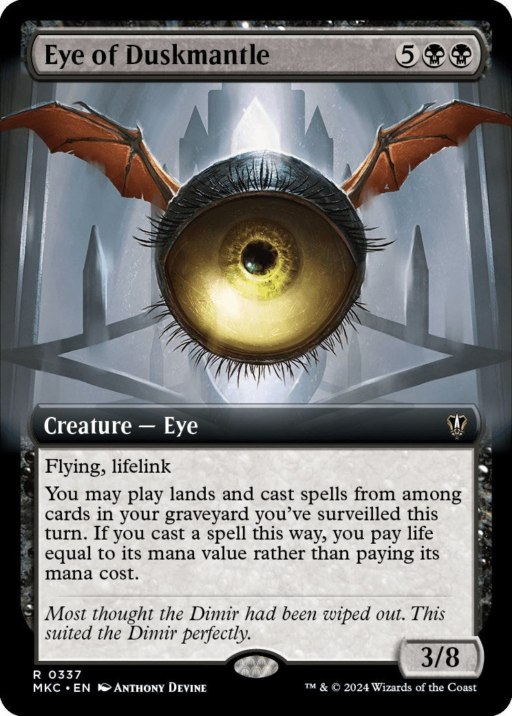 Image for Eye of Duskmantle (Extended Art) (337) (Commander: Murders at Karlov Manor) - Magic: The Gathering