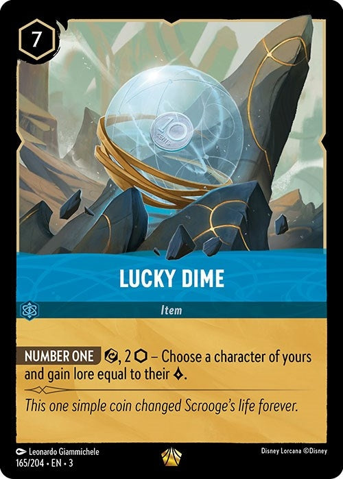 Image for Lucky Dime (165/204) (Into the Inklands) - Disney Lorcana
