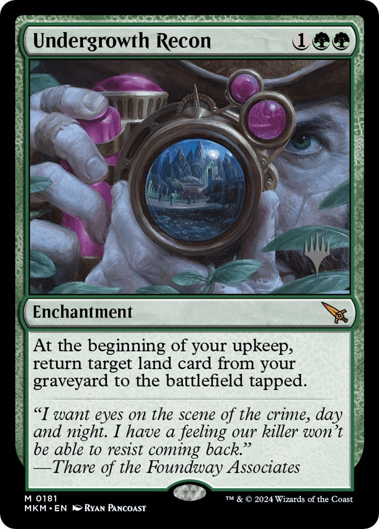 Image for Undergrowth Recon (181) (Promo Pack: Murders at Karlov Manor) - Magic: The Gathering