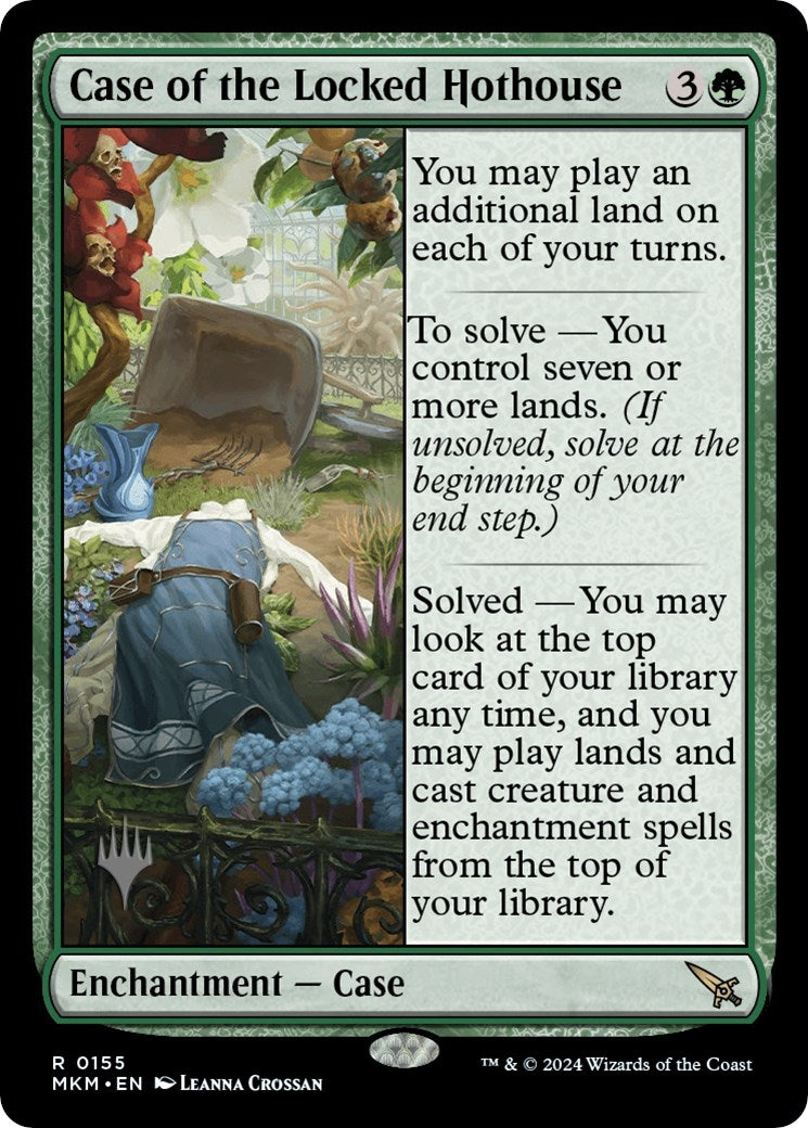Image for Case of the Locked Hothouse (155) (Promo Pack: Murders at Karlov Manor) - Magic: The Gathering