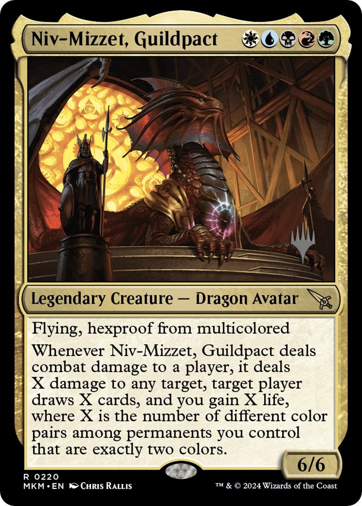 Image for Niv-Mizzet, Guildpact (220) (Promo Pack: Murders at Karlov Manor) - Magic: The Gathering