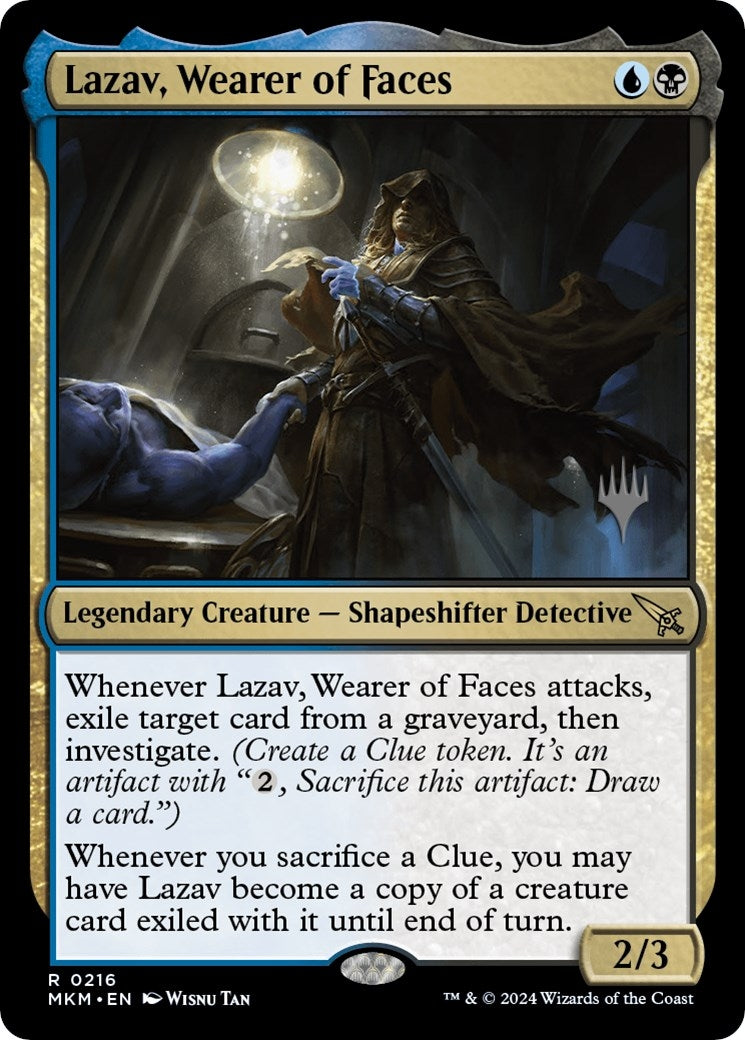 Image for Lazav, Wearer of Faces (216) (Promo Pack: Murders at Karlov Manor) - Magic: The Gathering