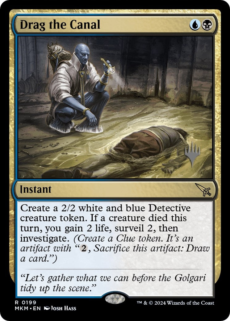 Image for Drag the Canal (199) (Promo Pack: Murders at Karlov Manor) - Magic: The Gathering