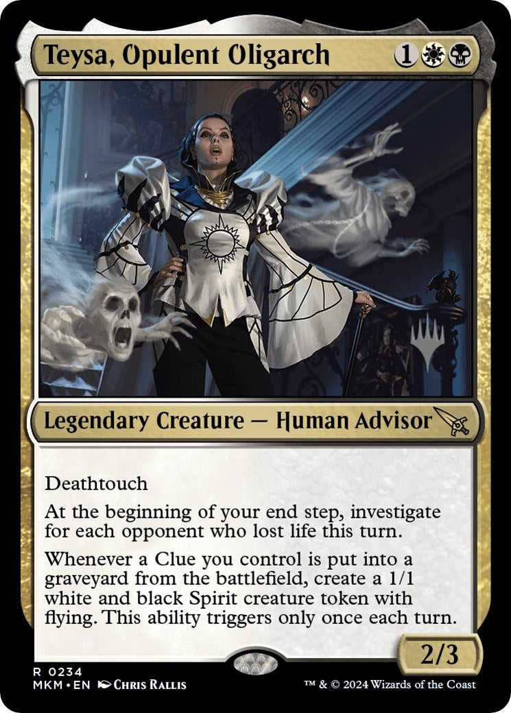 Image for Teysa, Opulent Oligarch (234) (Promo Pack: Murders at Karlov Manor) - Magic: The Gathering