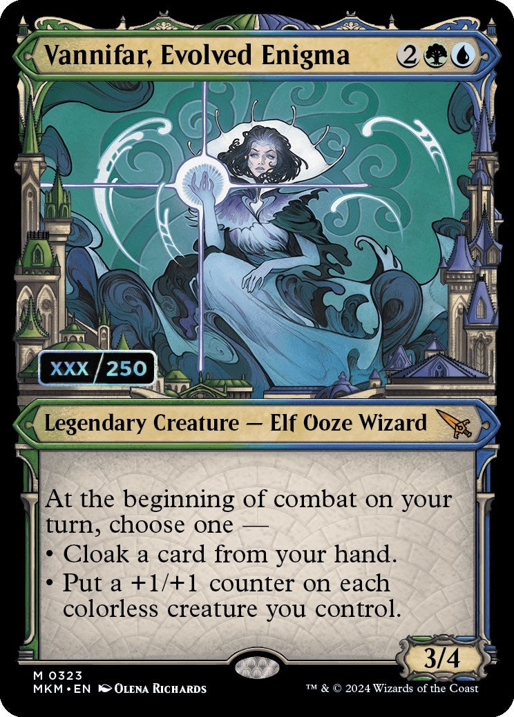 Image for Vannifar, Evolved Enigma (Serial Numbered) (323) (Murders at Karlov Manor) - Magic: The Gathering
