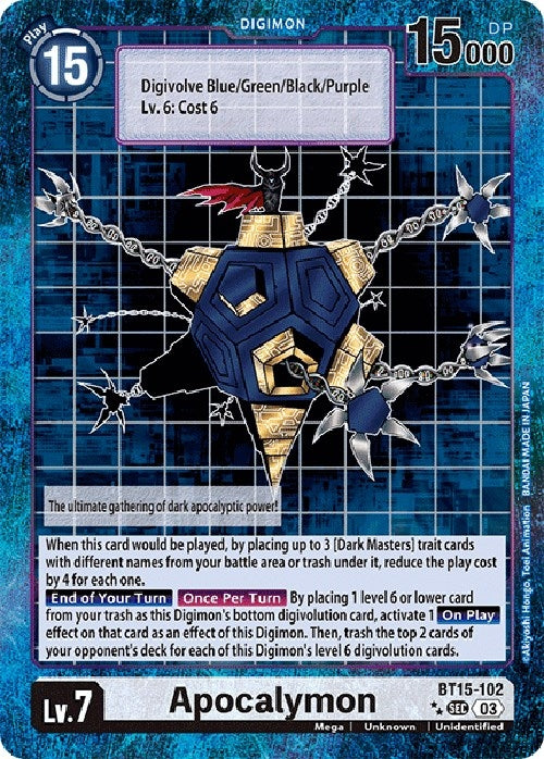 Image for Apocalymon (Special Edition Alternate Art) (BT15-102 SEC) (Exceed Apocalypse) - Digimon Card Game