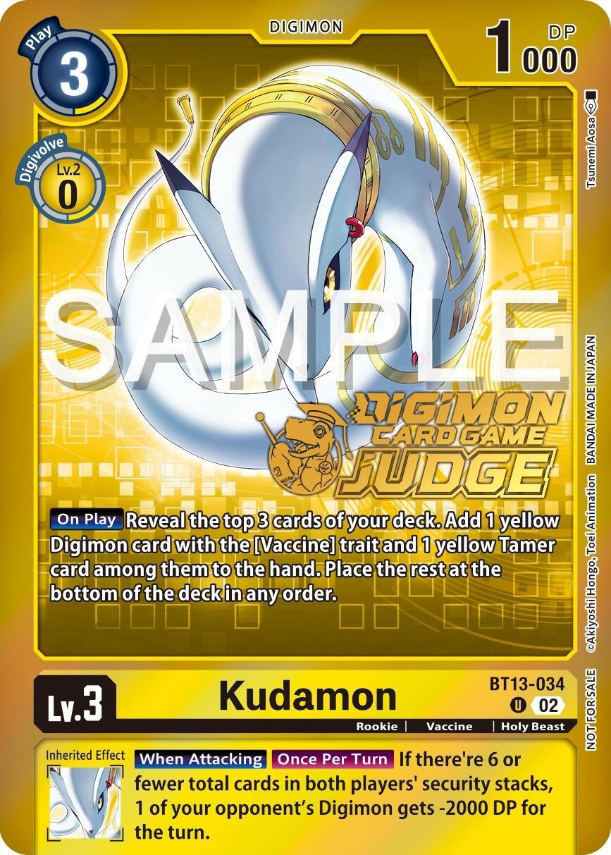 Image for Kudamon (Judge Pack 5) (BT13-034 U) (Versus Royal Knights) - Digimon Card Game