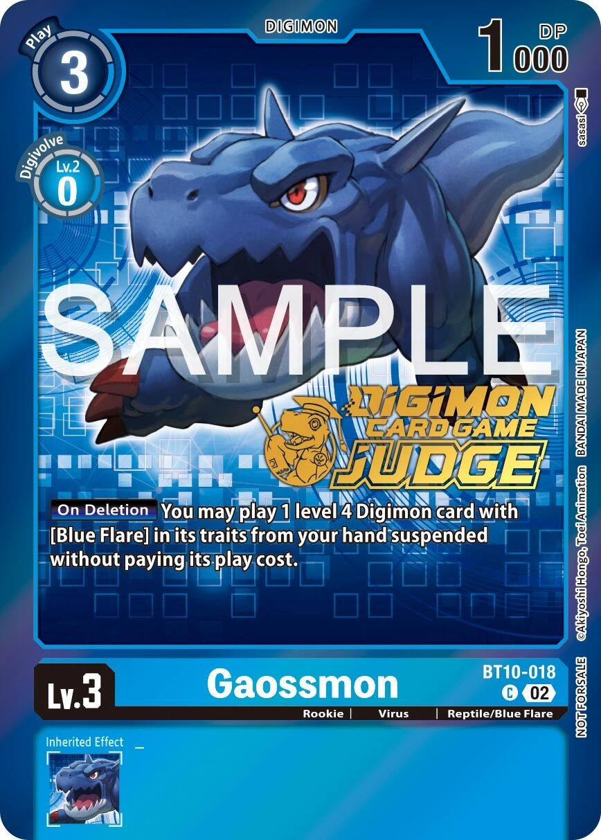 Image for Gaossmon (Judge Pack 5) (BT10-018 C) (Xros Encounter) - Digimon Card Game