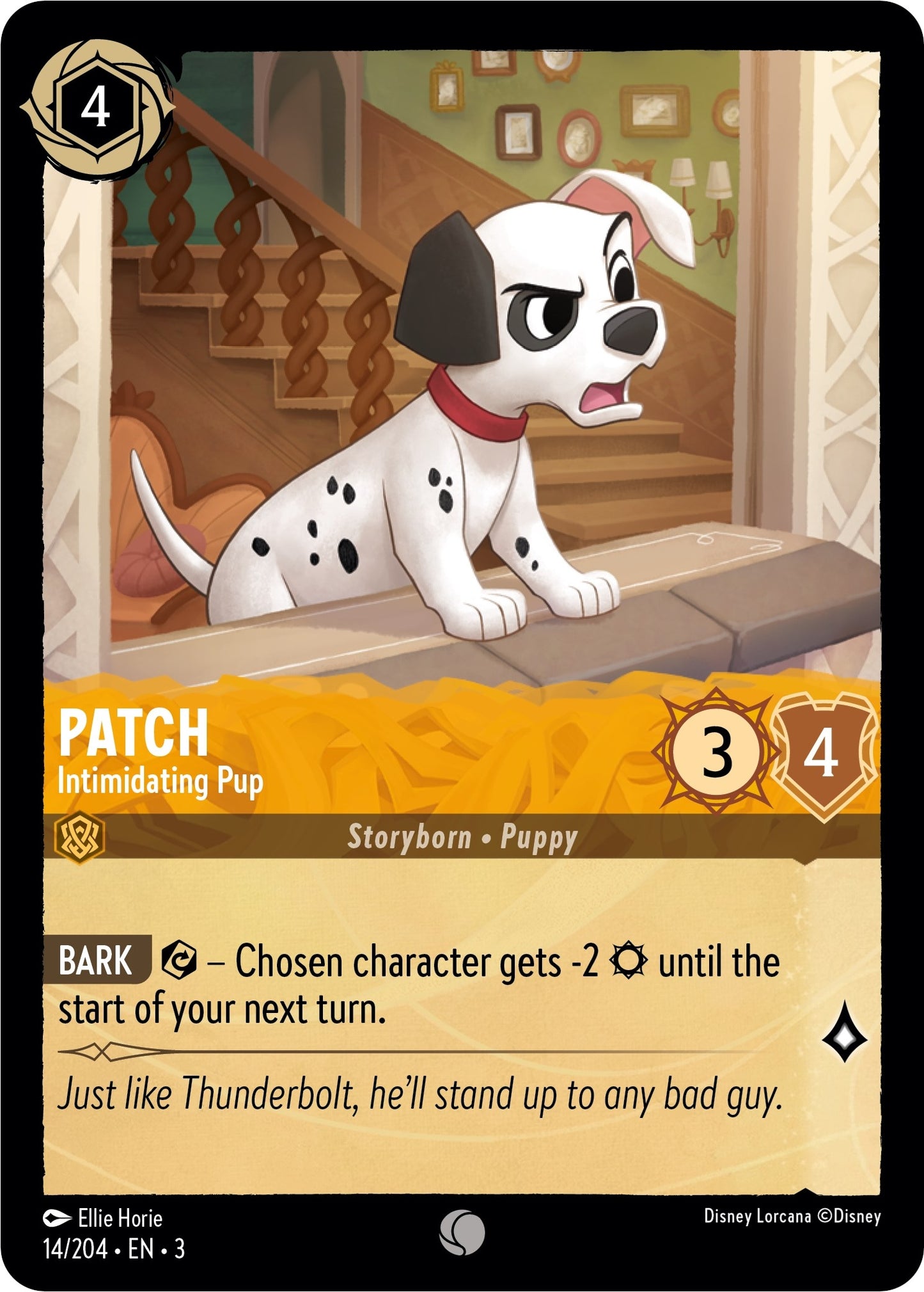 Image for Patch - Intimidating Pup (14/204) (Into the Inklands) - Disney Lorcana