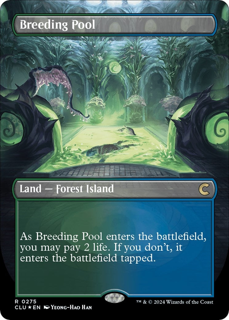 Image for Breeding Pool (Borderless) (275) (Ravnica: Clue Edition) - Magic: The Gathering