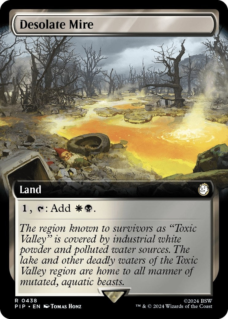 Image for Desolate Mire (Extended Art) (438) (Universes Beyond: Fallout) - Magic: The Gathering