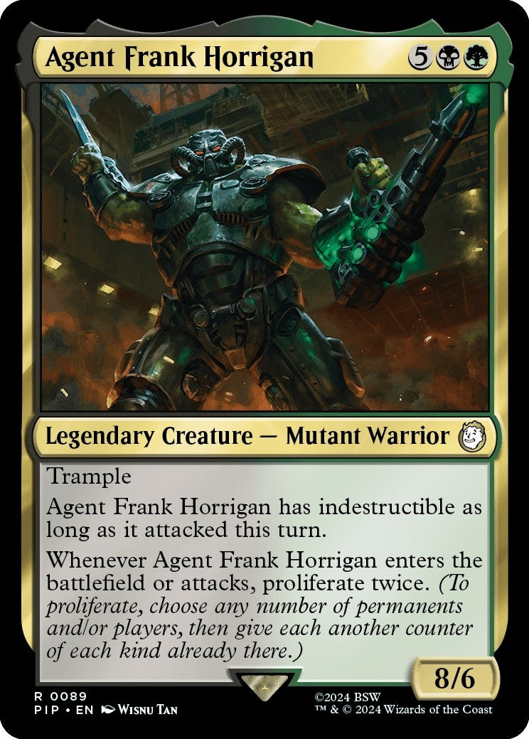 Image for Agent Frank Horrigan (89) (Universes Beyond: Fallout) - Magic: The Gathering