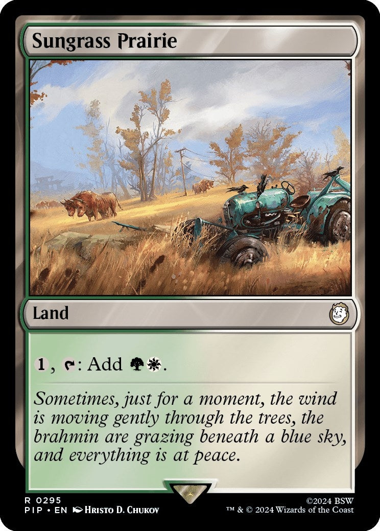 Image for Sungrass Prairie (295) (Universes Beyond: Fallout) - Magic: The Gathering