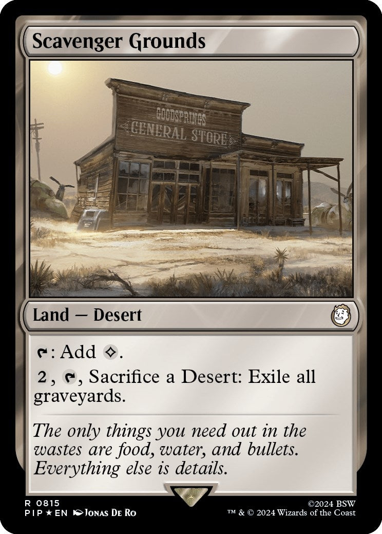 Image for Scavenger Grounds (Surge Foil) (815) (Universes Beyond: Fallout) - Magic: The Gathering
