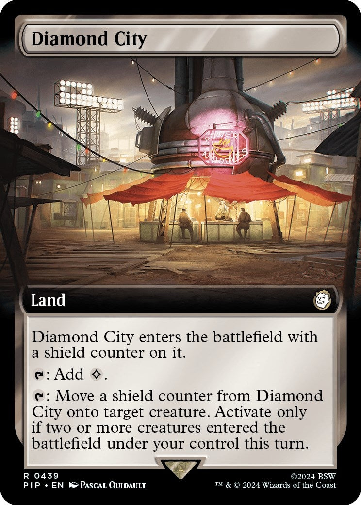 Image for Diamond City (Extended Art) (439) (Universes Beyond: Fallout) - Magic: The Gathering