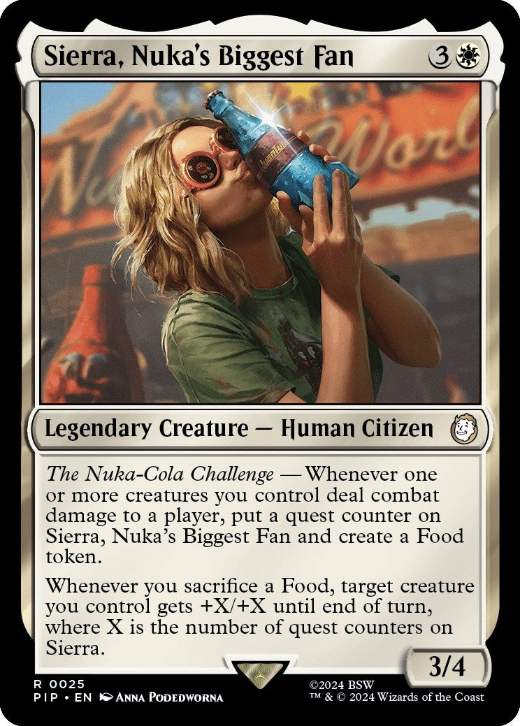 Image for Sierra, Nuka's Biggest Fan (25) (Universes Beyond: Fallout) - Magic: The Gathering