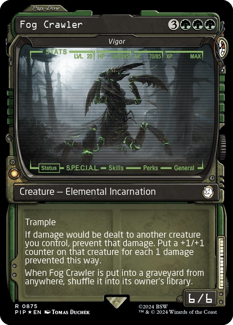 Image for Fog Crawler - Vigor (Showcase) (Surge Foil) (875) (Universes Beyond: Fallout) - Magic: The Gathering