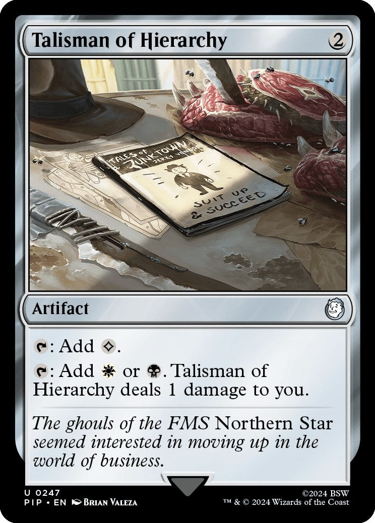 Image for Talisman of Hierarchy (247) (Universes Beyond: Fallout) - Magic: The Gathering
