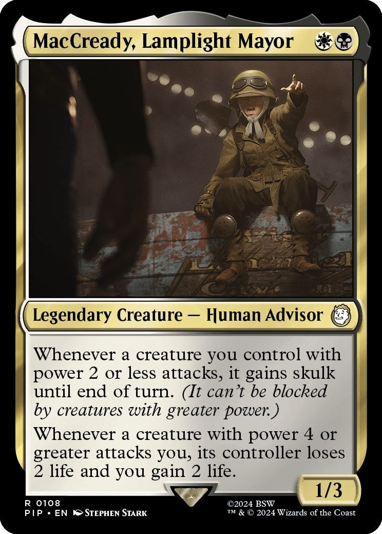 Image for MacCready, Lamplight Mayor (108) (Universes Beyond: Fallout) - Magic: The Gathering