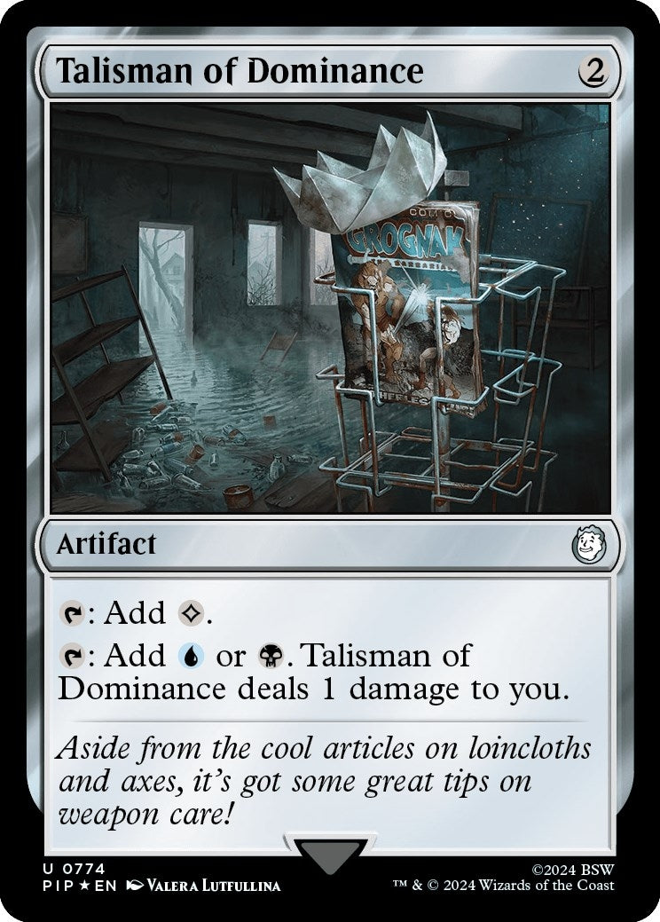 Image for Talisman of Dominance (Surge Foil) (774) (Universes Beyond: Fallout) - Magic: The Gathering