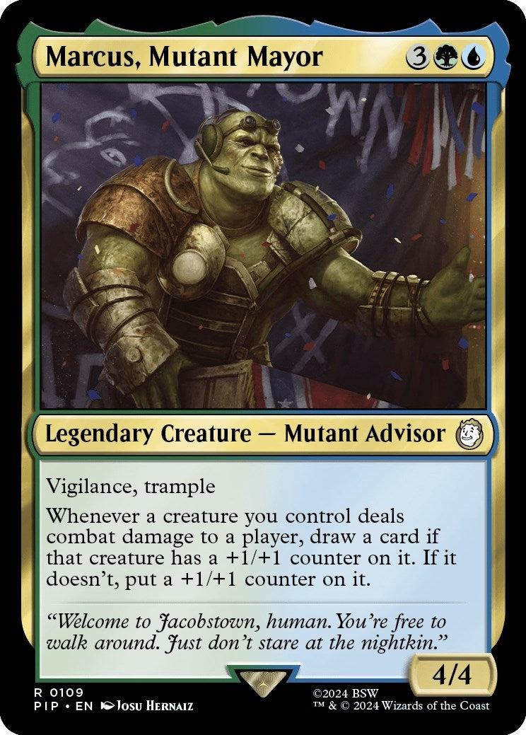 Image for Marcus, Mutant Mayor (109) (Universes Beyond: Fallout) - Magic: The Gathering