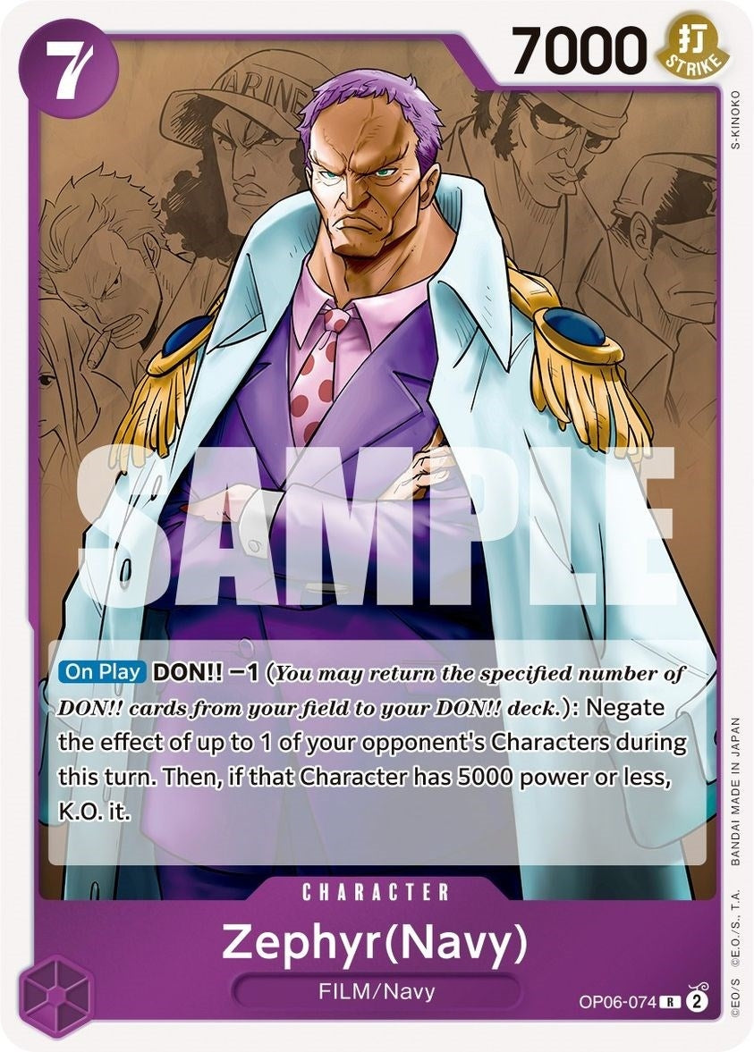 Image for Zephyr (Navy) (OP06-074) (Wings of the Captain) - One Piece Card Game