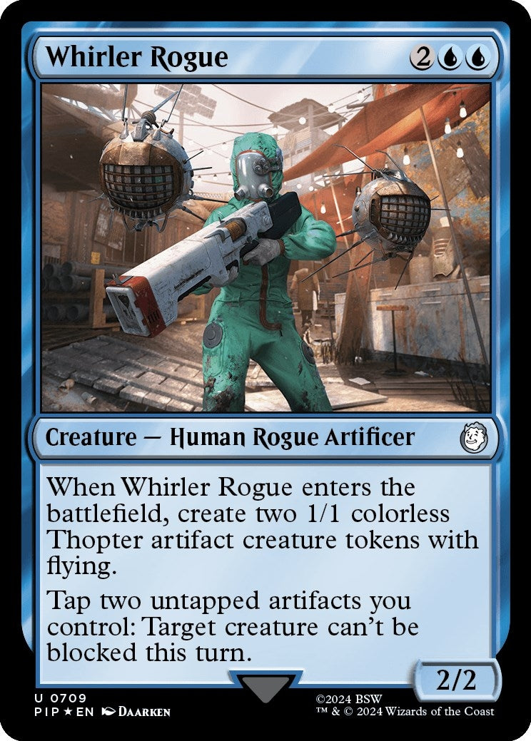 Image for Whirler Rogue (Surge Foil) (709) (Universes Beyond: Fallout) - Magic: The Gathering
