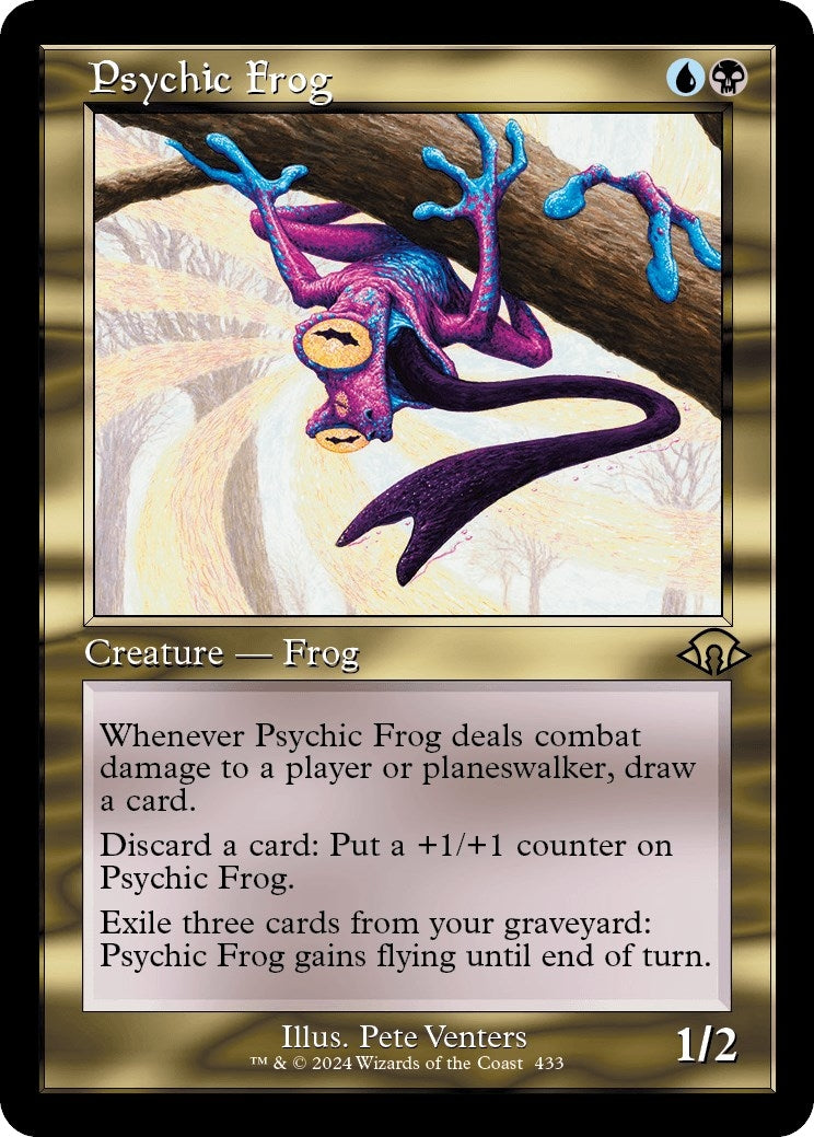 Image for Psychic Frog (Retro Frame) (433) (Modern Horizons 3) - Magic: The Gathering