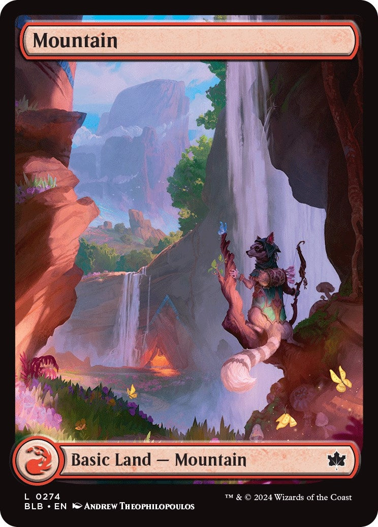 Image for Mountain (0274) (274) (Bloomburrow) - Magic: The Gathering