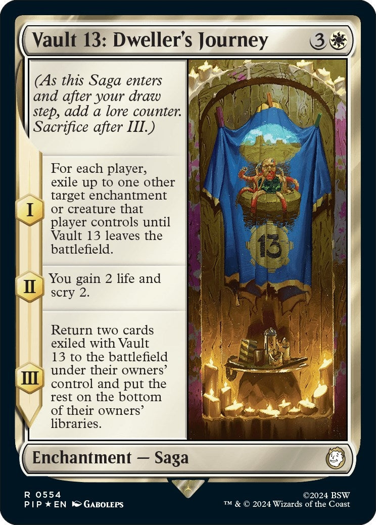 Image for Vault 13: Dweller's Journey (Surge Foil) (554) (Universes Beyond: Fallout) - Magic: The Gathering