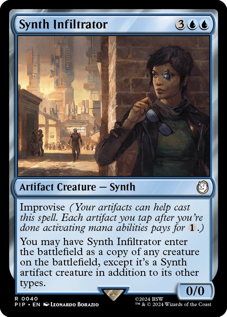 Image for Synth Infiltrator (40) (Universes Beyond: Fallout) - Magic: The Gathering