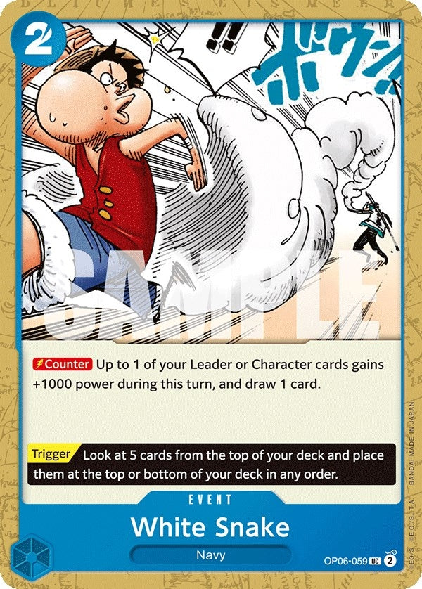 Image for White Snake (OP06-059) (Wings of the Captain) - One Piece Card Game
