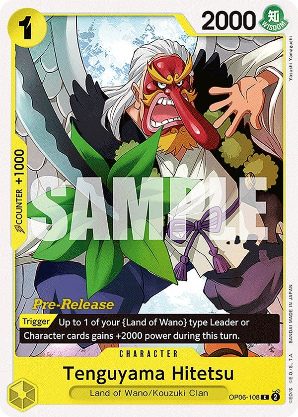 Image for Tenguyama Hitetsu (OP06-108) (Wings of the Captain Pre-Release Cards) - One Piece Card Game