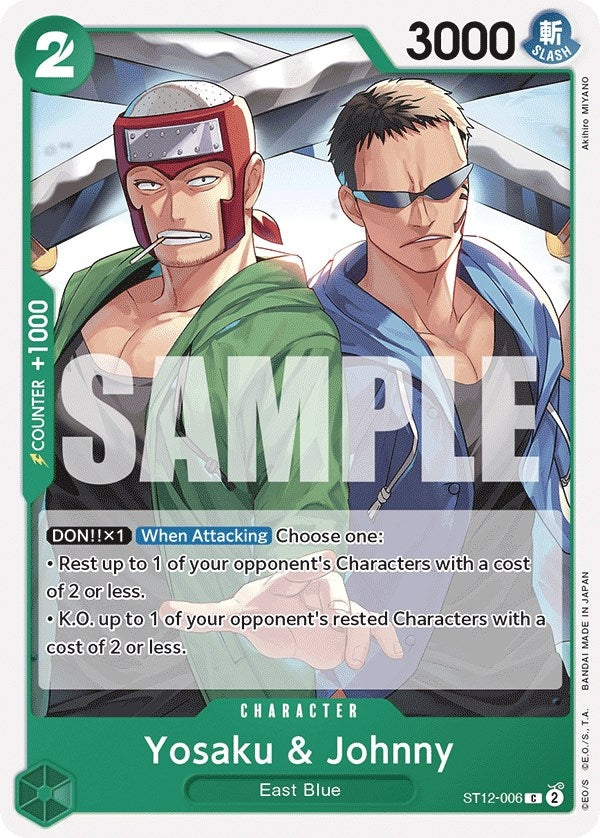 Image for Yosaku & Johnny (ST12-006) (Starter Deck 12: Zoro and Sanji) - One Piece Card Game