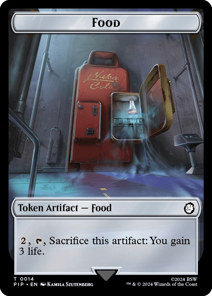 Image for Food (0014) // Soldier (0010) Double-Sided Token (14 // 10) (Universes Beyond: Fallout) - Magic: The Gathering