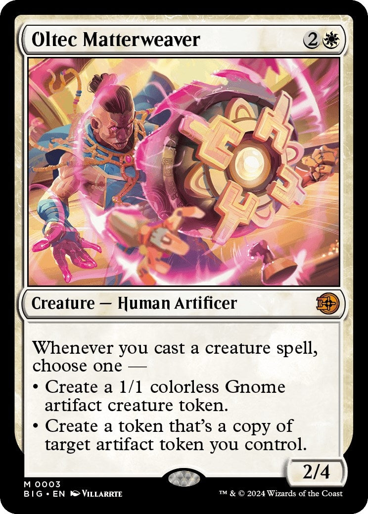 Image for Oltec Matterweaver (3) (Outlaws of Thunder Junction: The Big Score) - Magic: The Gathering